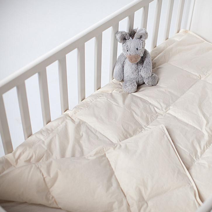 Ogallala® Fiona White Crib Comforter Opulence of Southern Pines