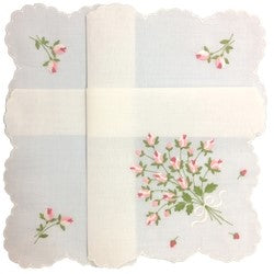 Gerbrend Rosebuds Handkerchief #1604