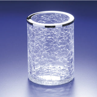 Windisch by Nameek's Addition Cracked Crystal Glass Brushes Holder 91126