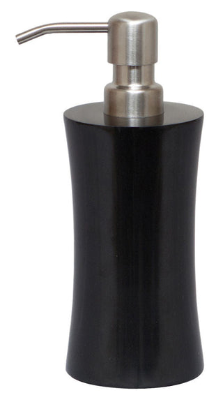 MarbleCrafter Vinca Jet Black Marble Soap Dispenser