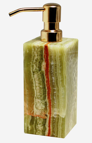 MarbleCrafter Myrtus Whirl Green Onyx Soap Dsipenser