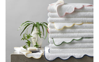 Matouk Cairo Towels w/Scallop Piping