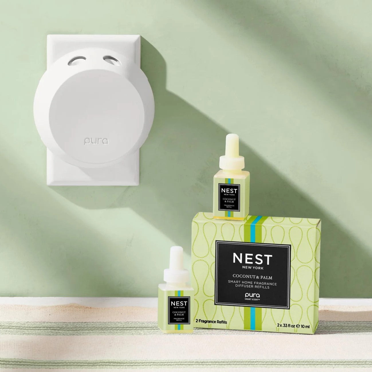 nest coconut and palm NEST Coconut & Palm Refill Duo for Pura Smart Home Fragrance Diffuser
