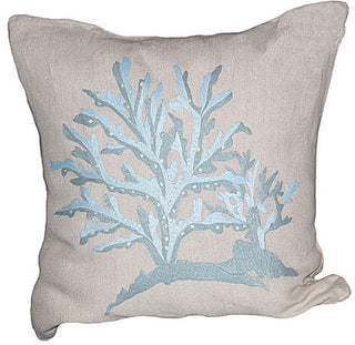 Pablo Mekis Decorative Pillow - Coral Original Con Hijo # 22 Nat