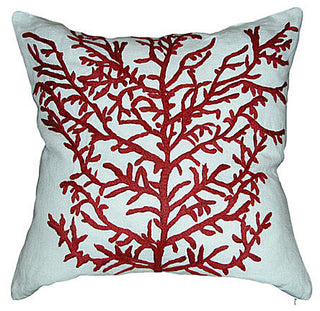 Pablo Mekis Decorative Pillow - Coral Reja In # 21 In Off White