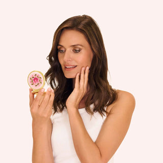 Powder Embroidered Mirror