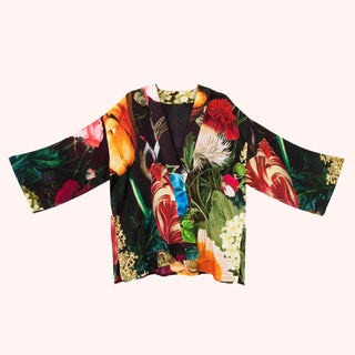 Powder Mid-Length Kimono