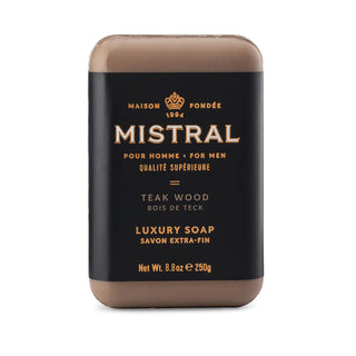 Mistral Teak Wood Men's Bar Soap