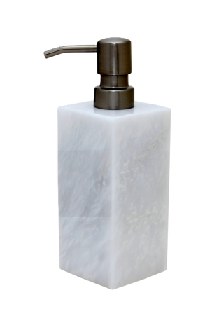 MarbleCrafter Myrtus Pearl White Marble Bath Collection