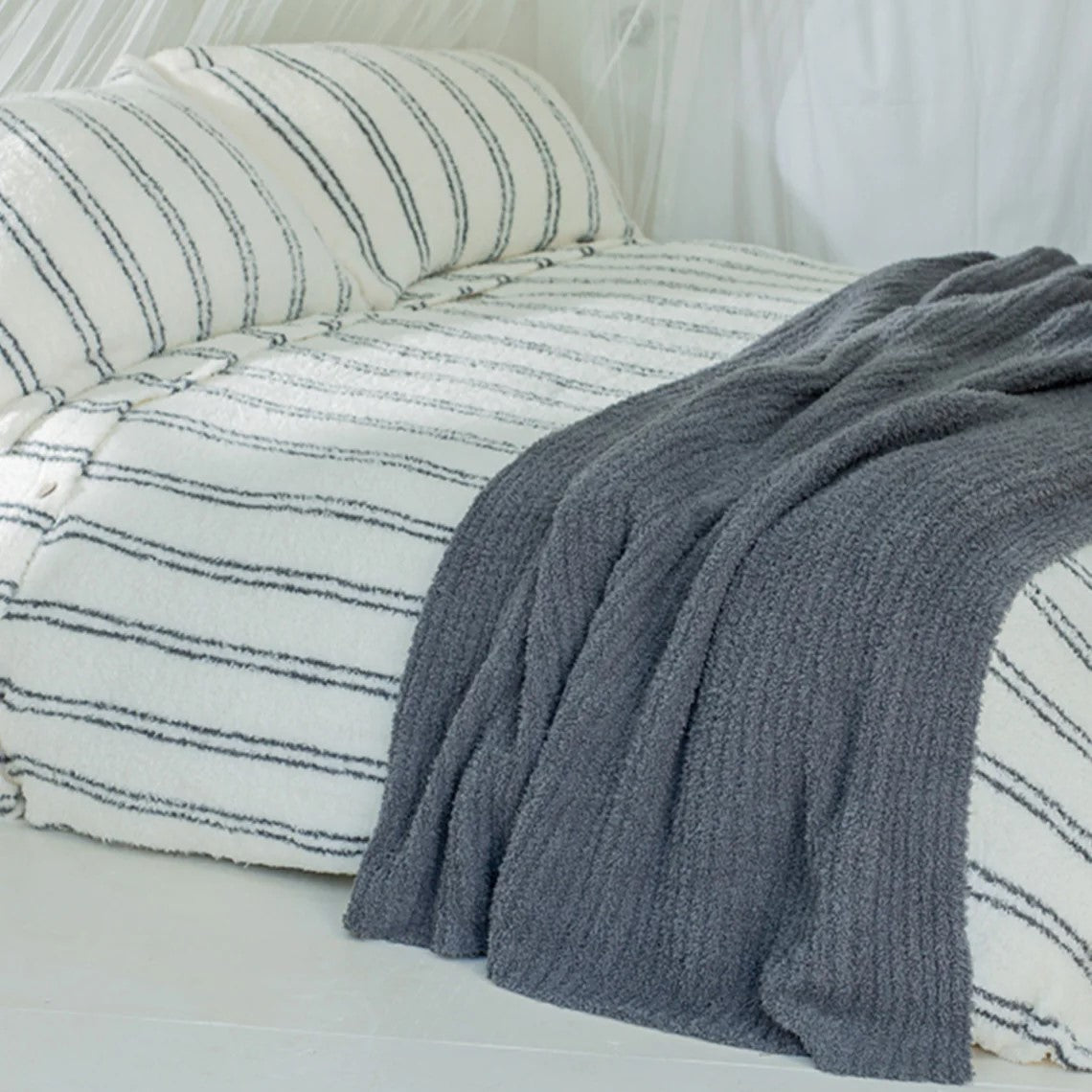 Barefoot Dreams CozyChic Ribbed Bed Blanket Opulence of Southern