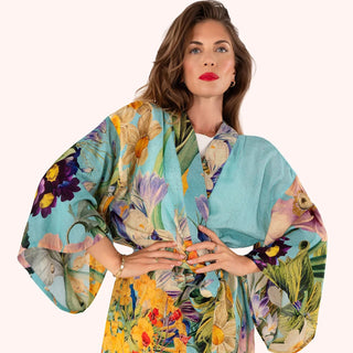 Powder Kimono Gown