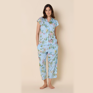 The Cat's Pajamas Perch and Bloom Luxe Pima Capri Set