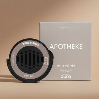 Pura White Vetiver Car Diffuser Refill by Apotheke