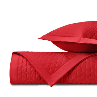 Home Treasures Anastasia Quilted Bed Linens - Bright Red