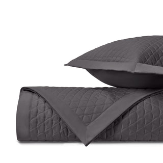 Home Treasures Anastasia Quilted Bed Linens - Grisaglia Gray