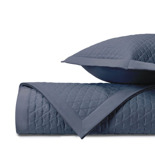 Home Treasures Anastasia Quilted Bed Linens - Stone Blue