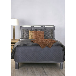 Ann Gish The Art of Home Flannel Coverlet Set in Flannel Grey