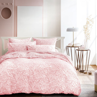 Anne De Solene Rosee Rose Luxury French Bed Linens - Bed