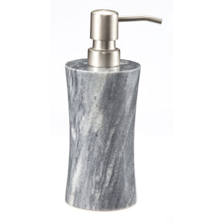 MarbleCrafter Vinca Cloud Gray Marble Soap Dispenser