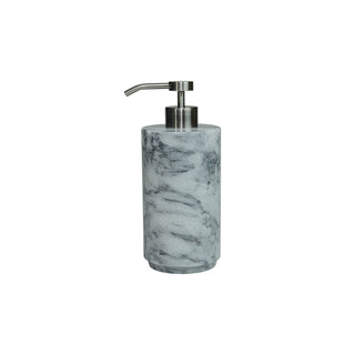 MarbleCrafter Eris Cloud Gray Marble Polished Finish Soap Dispenser - BA03-1CG