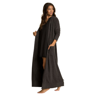 Barefoot Dreams CozyChic Lite Women's Long Robe - Carbon