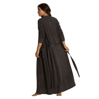 Barefoot Dreams CozyChic Lite Women's Long Robe - Carbon