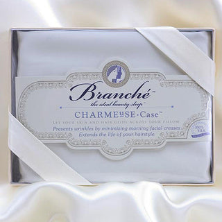 Branche 100% Silk Charmeuse Pillowcase - White