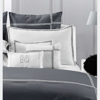 BVN B Embroidery Patterns Julienne shown on Bed