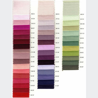 BVN Basic Embroidery Patterns Sateen Bed Linens Color Chart