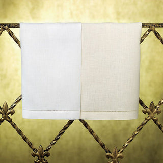 Sferra Classico Linen Guest Towels - Set of 4