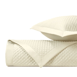 Home Treasures Diamond Quilted Bed Linens - Ivory