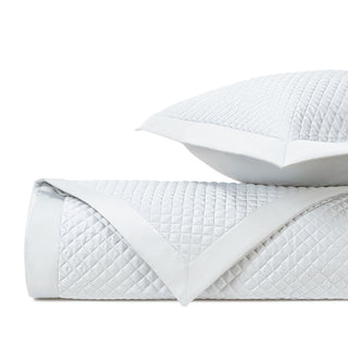 Home Treasures Diamond Quilted Bed Linens - White