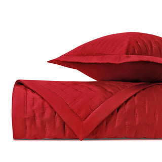 Home Treasures Fil Coupe Sateen Bed Linens - Bright Red