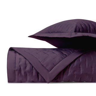 Home Treasures Fil Coupe Provenza Linen Quilted Bed Linens - Purple