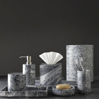 MarbleCrafter Eris Cloud Gray Marble Polished Finish Bath Collection