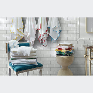 Matouk Cario Towels w/Scallop Piping