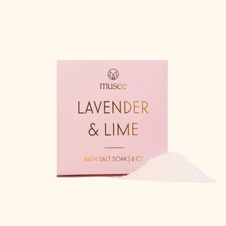 Musee Lavender & Lime Mini Salt Bath Soak