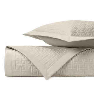 Home Treasures Parquet Quilted Coverlets - Khaki