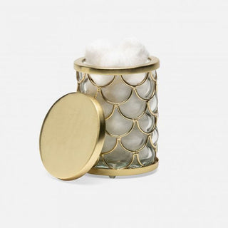 Pigeon & Poodle Gila Bath Collection - Brushed Gold - Small Canister