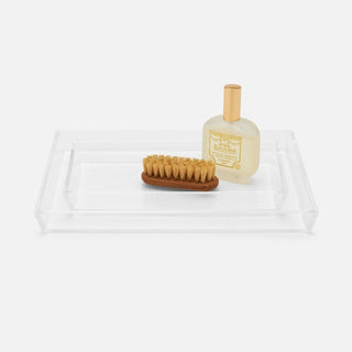 Pigeon & Poodle Monette Bath Collection - Clear - Tray set of 2