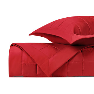 Home Treasures Plateau Quilted Luxury Bedding - Bright red