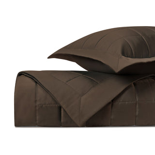 Home Treasures Plateau Quilted Luxury Bedding - Chocolate