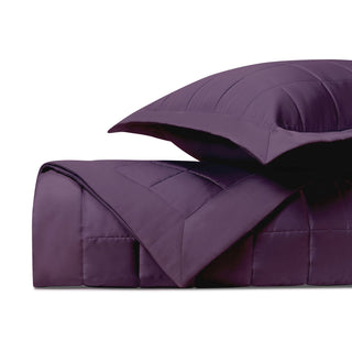 Home Treasures Plateau Quilted Luxury Bedding - Purple