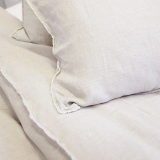 Pom Pom Blair Taupe Duvet & Shams - Detail