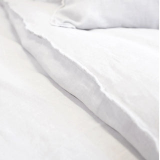 Pom Pom Blair White Duvet & Shams - Detail