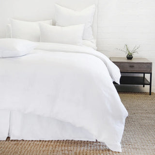 Pom Pom Blair White Duvet & Shams