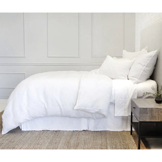 Pom Pom Blair White Duvet & Shams