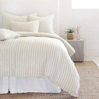 Pom Pom Blake Cream/Gray Duvet & Shams