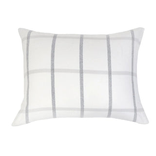 Pom Pom Copenhagen White/Grey Blanket & Pillows - Big Pillow