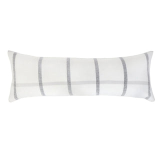 Pom Pom Copenhagen White/Grey Blanket & Pillows - 14" x 40" Pillow